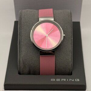 Bering Women's Classic Aurora Pink Quartz Watch Like New